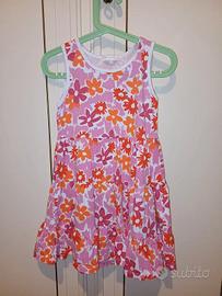 Set 4 vestitini estivi bambina misura 116 centimet