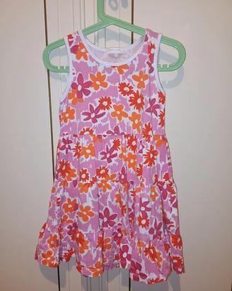 Set 4 vestitini estivi bambina misura 116 centimet