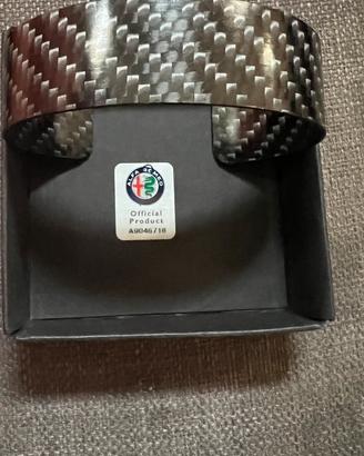 Bracciale Alfa Romeo in fibra di carbonio taglia M