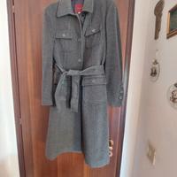 Cappotto in lana e mohair grigio Combipel tg 46