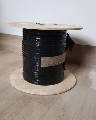 Cavo elettric 2x2,5. As-i Flat cable 200m EPDM bk