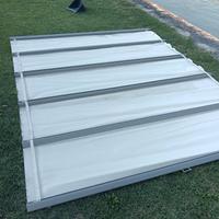 pergola addossata  scorrevole