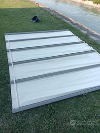 pergola addossata  scorrevole