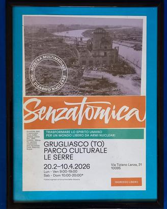 locandina con cornice senza atomica