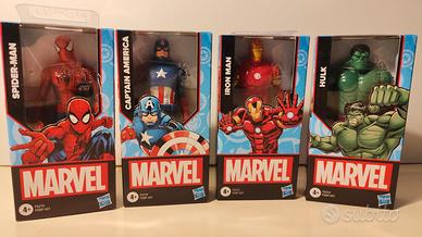 Lotto di 4 personaggi della Marvel 