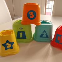 gioco tazze impilabili