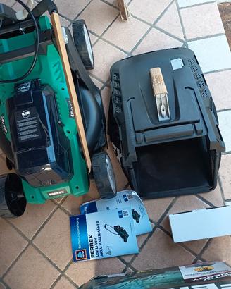Rasaerba ferrex 40v  no batteria