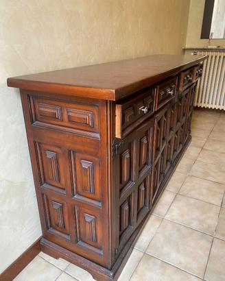 Credenza in legno stile rustico/spagnolo – Ottime
