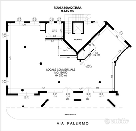 Affittasi locale commerciale con annessi parcheggi