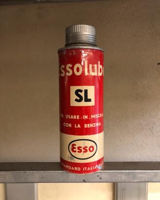 Latta olio esso Lube anni 60