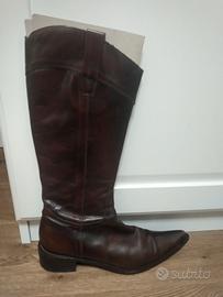 stivali camperos in pelle - donna n. 38