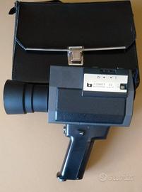 Cinepresa con custodia e lampada 