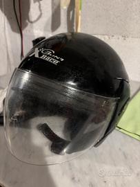 Casco moto taglia s nero