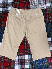 Bermuda Adidas Climalite Donna Tg. 6 Beige