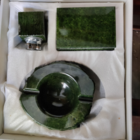 Kit del fumatore in marmo verde