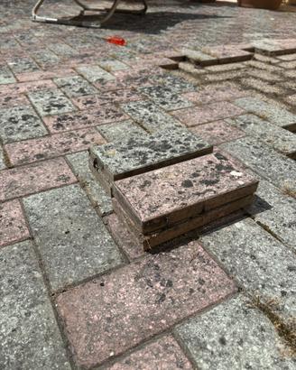 Mattonelle autobloccanti in cemento da esterno