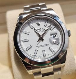 Rolex Datejust 41 mm con garanzia rolex