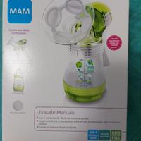 Tiralatte manuale MAM più biberon Medela Calma