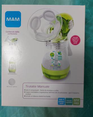 Tiralatte manuale MAM più biberon Medela Calma