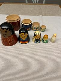 Matrioska Ikea “ Jutanas “. 5 pezzi