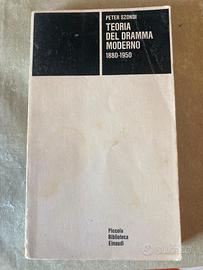 Szondi Peter, “Teoria del dramma moderno 1880-1950