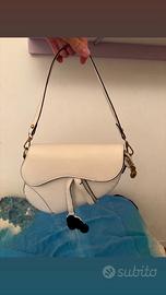 Borsa saddle bianca