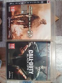 Call of Duty Modern Warfare 2 e Black ops PS3