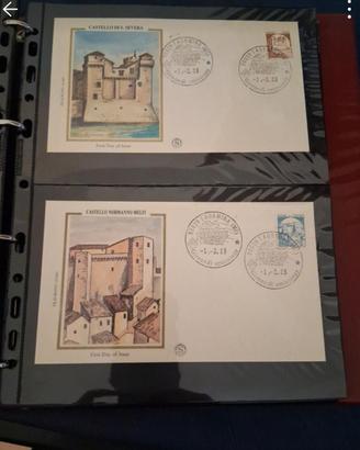 francobolli e raccoglitore