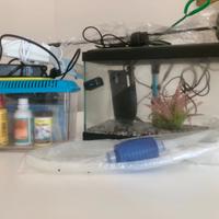 Acquario 17 con vari accessori