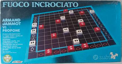 Gioco Tavolo Fuoco Incrociato Vintage 1978 Intero