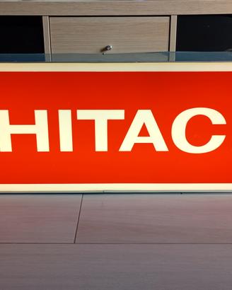 Insegna luminosa Hitachi 