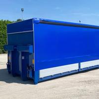 CONTAINER SCARRABILE NUOVO CENTINATO CON ALZA