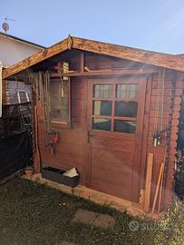 casetta in legno per giardino