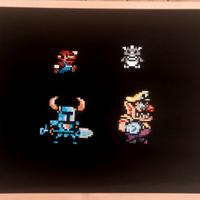 Perler Pixel Art Sprites Videogiochi