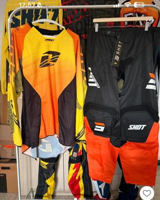 Completo cross/enduro Shot taglia 36us
