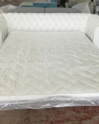 DIVANO A LETTO CHESTER VERA PELLE- FABBRICA PRODUT