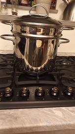 Pastaiola  tegame in acciaio inox 18/10 "Le Cose"