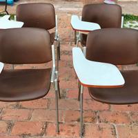 4 Sedie Giancarlo Piretti per Anonima Castelli