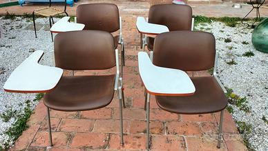 4 Sedie Giancarlo Piretti per Anonima Castelli