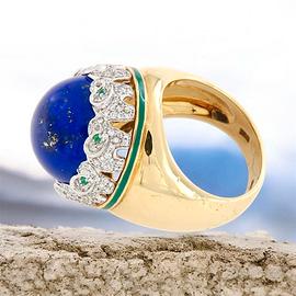 Anello elefantini in argento 925 placcato oro 18Kt