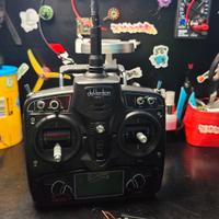 Radio con ricevente per droni ed aerei FPV e non