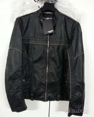 Giacca moto pelle nuova taglia M