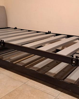 Letto singolo Axil con ulteriore rete salvaspazio