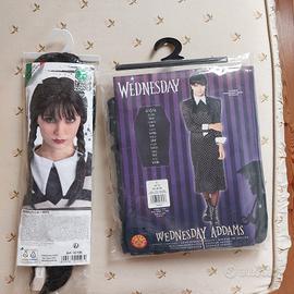 costume halloween Mercoledì Addams 