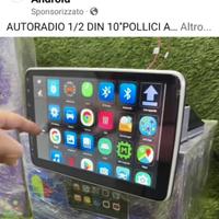 autoradio android 15 auto universale 10 pollici 