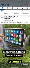 autoradio android 15 auto universale 10 pollici 