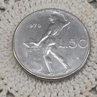 Rara moneta da 50 lire 1979