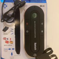 Vivavoce per auto bluetooth con cavetto usb