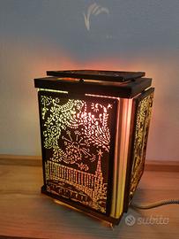 LAMPADA VINTAGE URSS MOSCOW IN METALLO CON LUCI CO