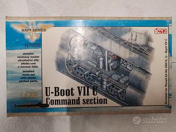 Model kit U-Boot VII Command section scala 1/72